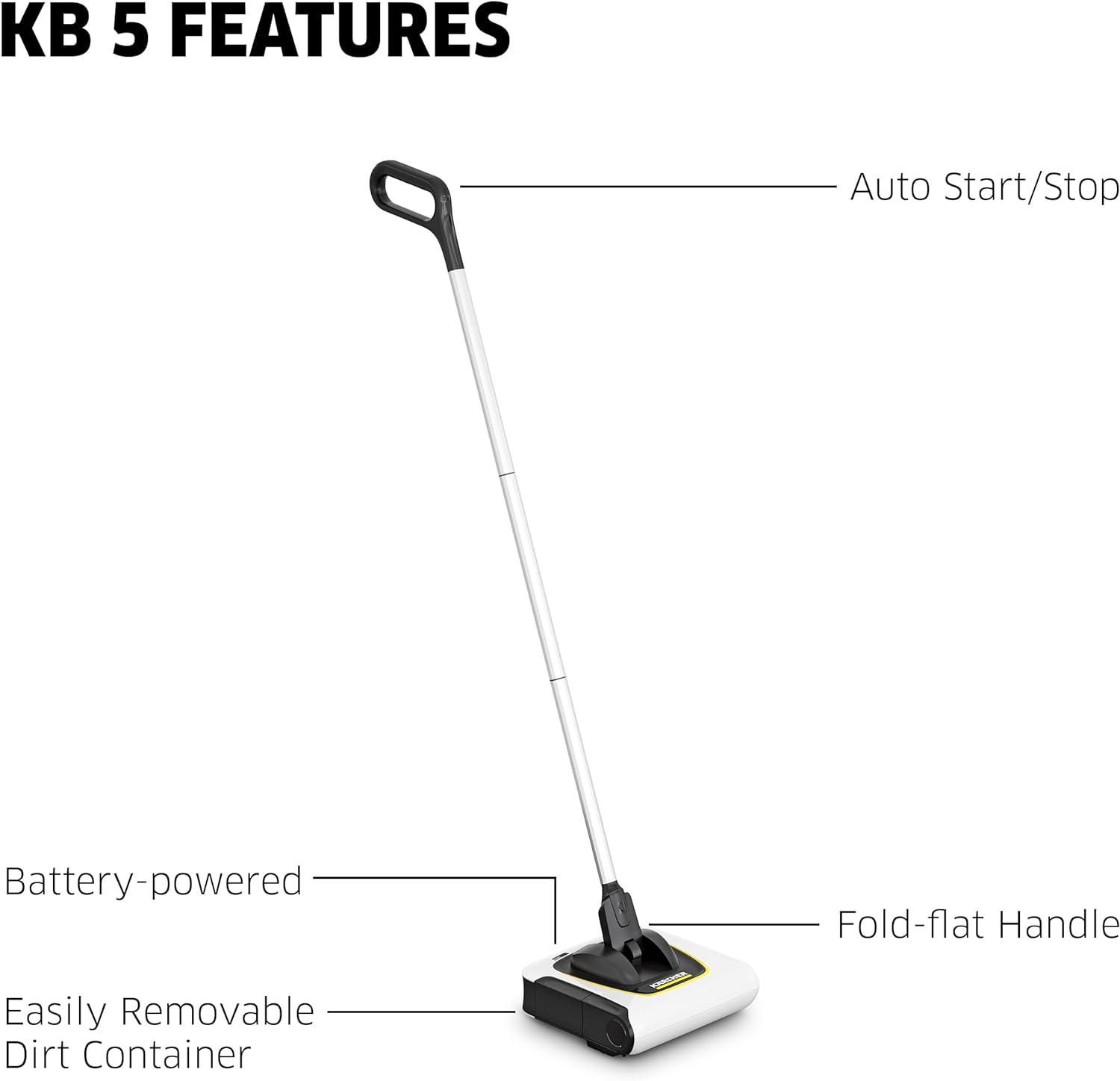 Kärcher KB 5 Cordless Electric Broom, Sweeper