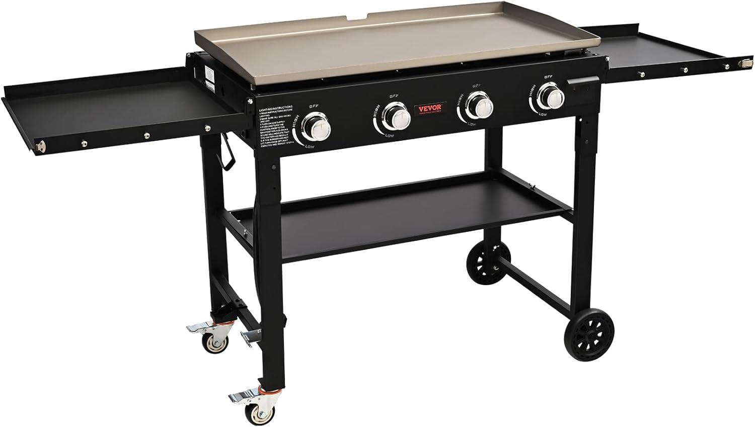 VEVOR 4 - Burner Free Standing Propane Grill