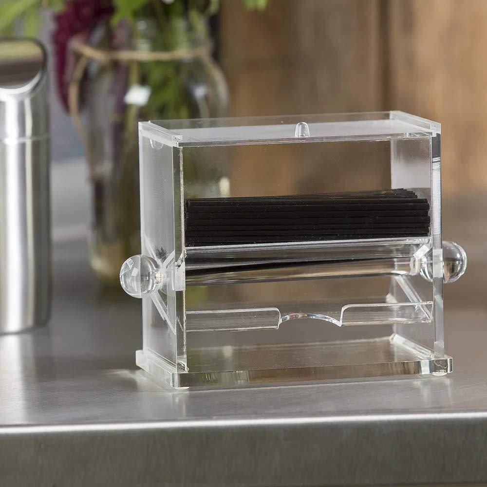 Clear Acrylic Countertop Stir Stick Dispenser