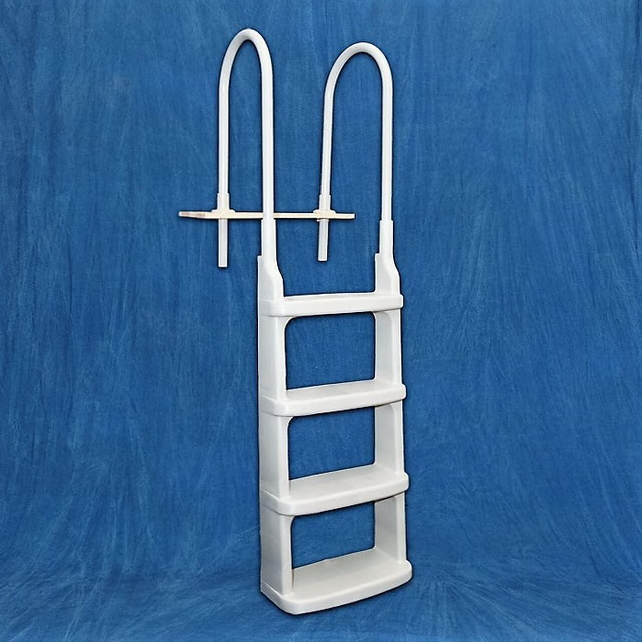 Main Access 200200 Easy Incline Above Ground In Pool Swimming Ladder, White