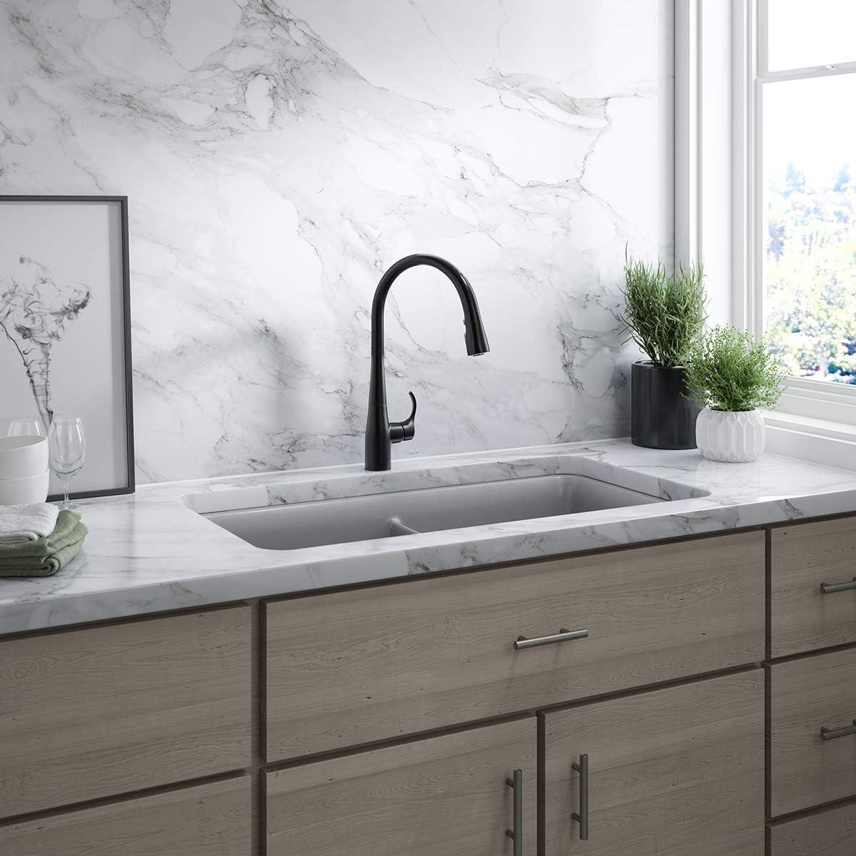 Cairn® 34" L x 18" W Under-Mount Double-Equal Kitchen Sink