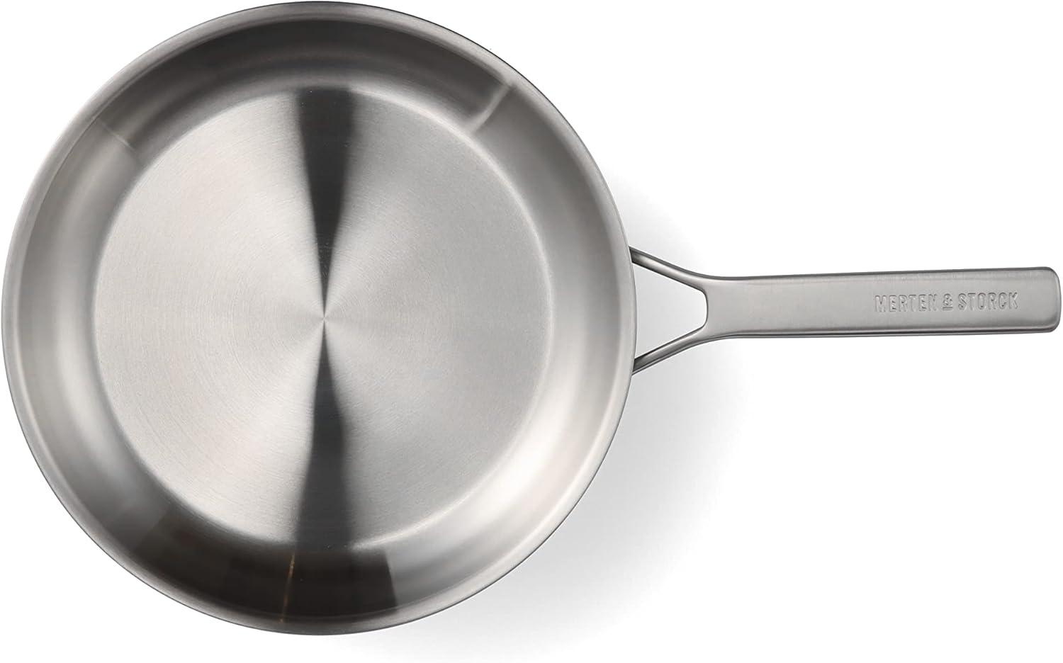 Stainless Steel 3.5QT Saute Pan with Glass Lid