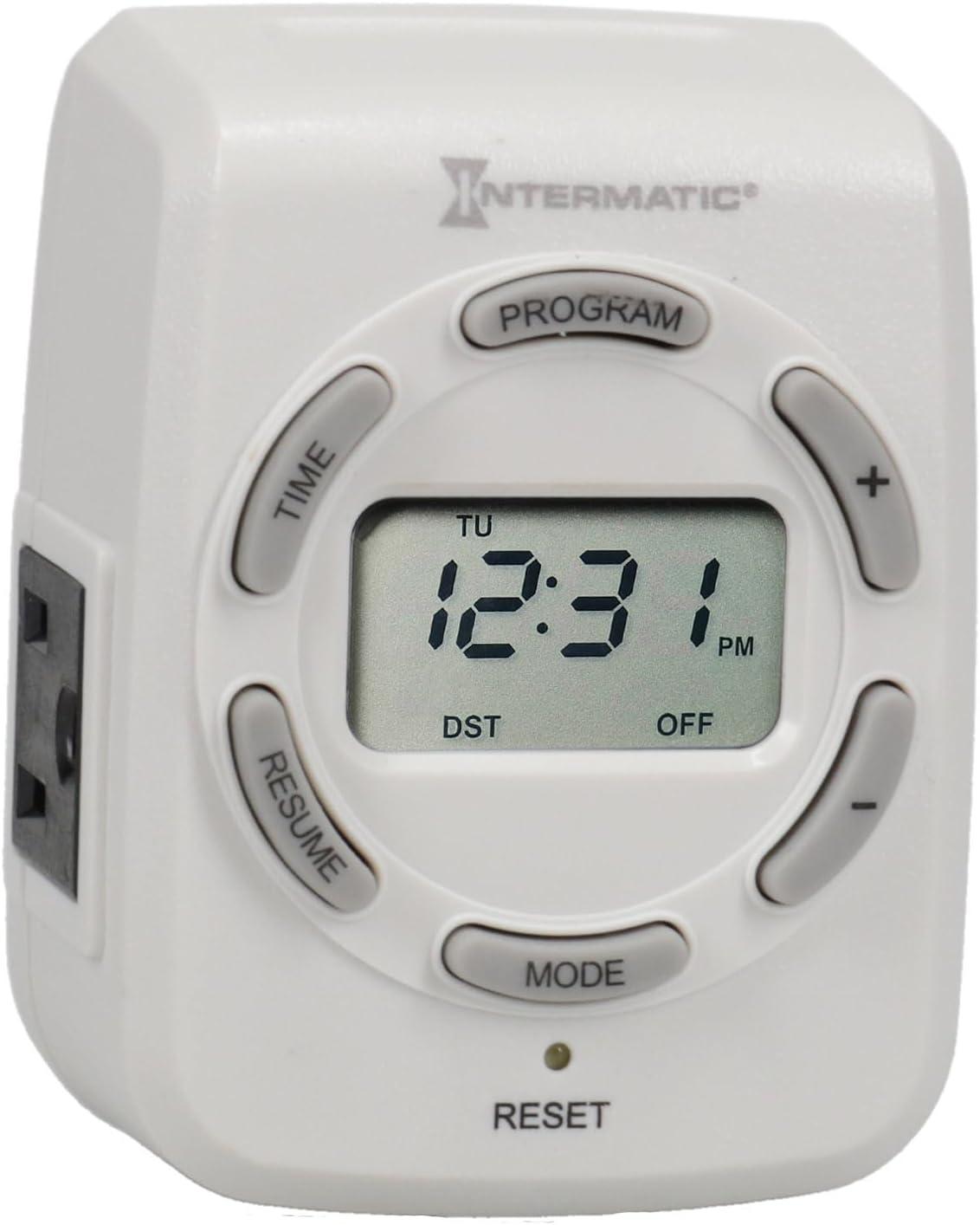 Intermatic DT122K 7-Day Indoor Digital Plug-In Timer