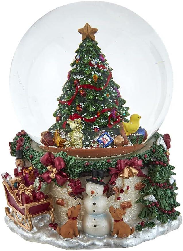 Kurt Adler 120MM Musical Christmas Tree Water Globe