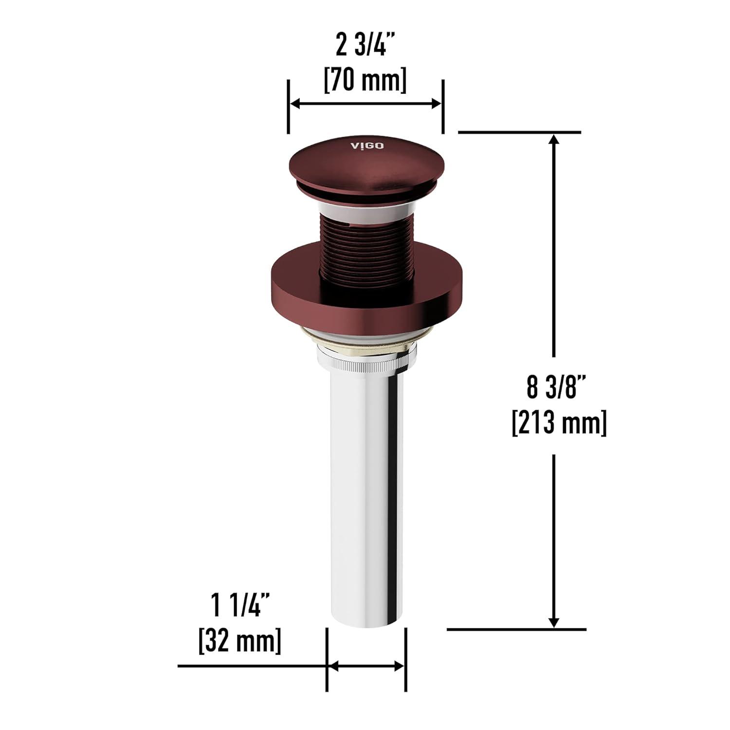 Pop-Up Bathroom Sink Drain