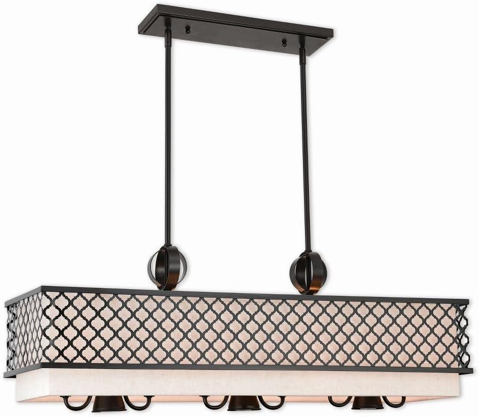 Livex Lighting Arabesque 6 - Light Chandelier in  English Bronze