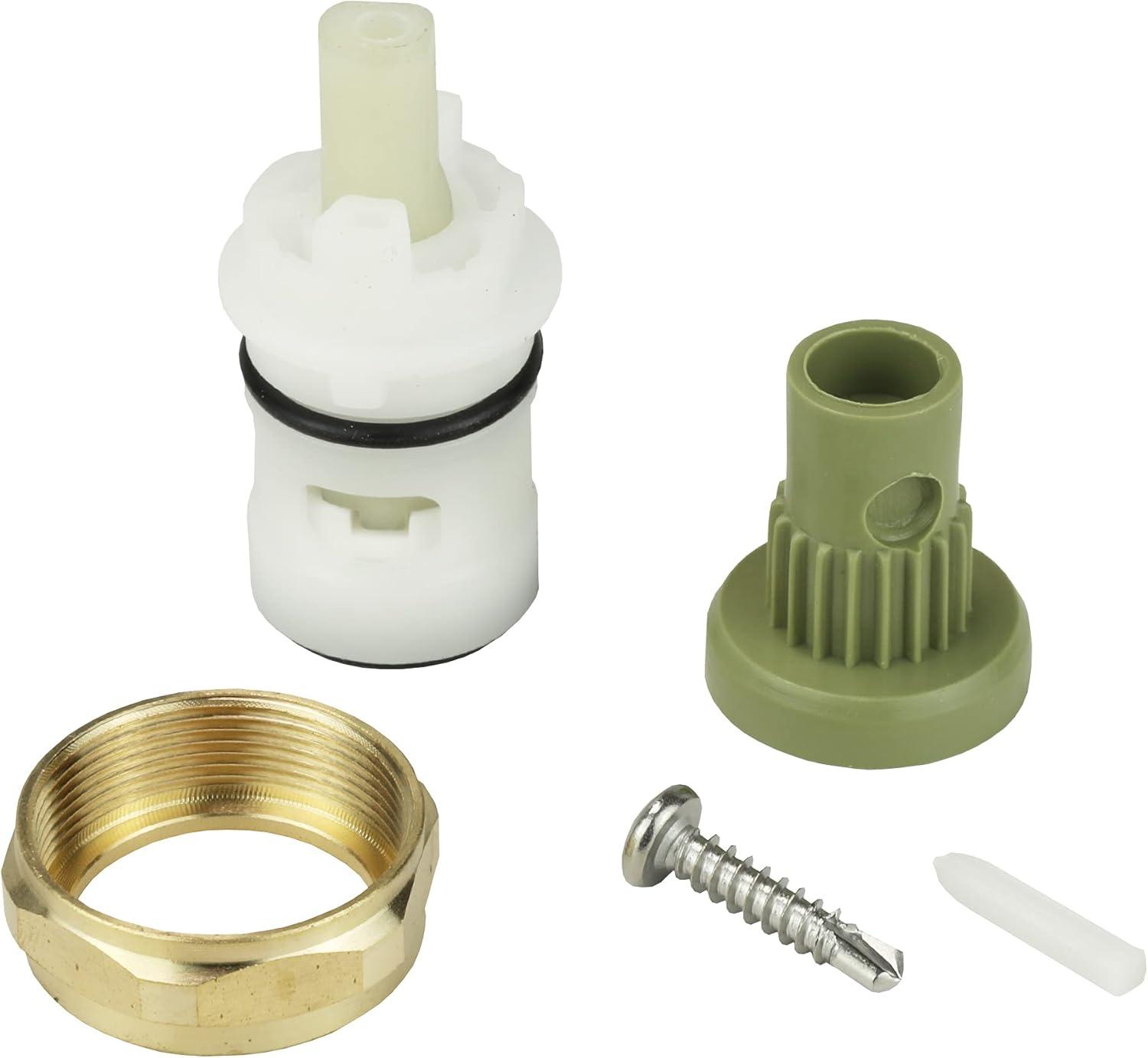 Danco White and Brass Faucet Stem Cartridge for American Standard