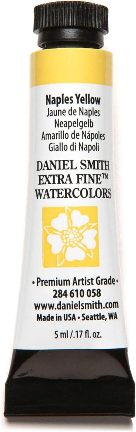 Daniel Smith Naples Yellow Extra Fine Watercolor Paint, 5ml Tube