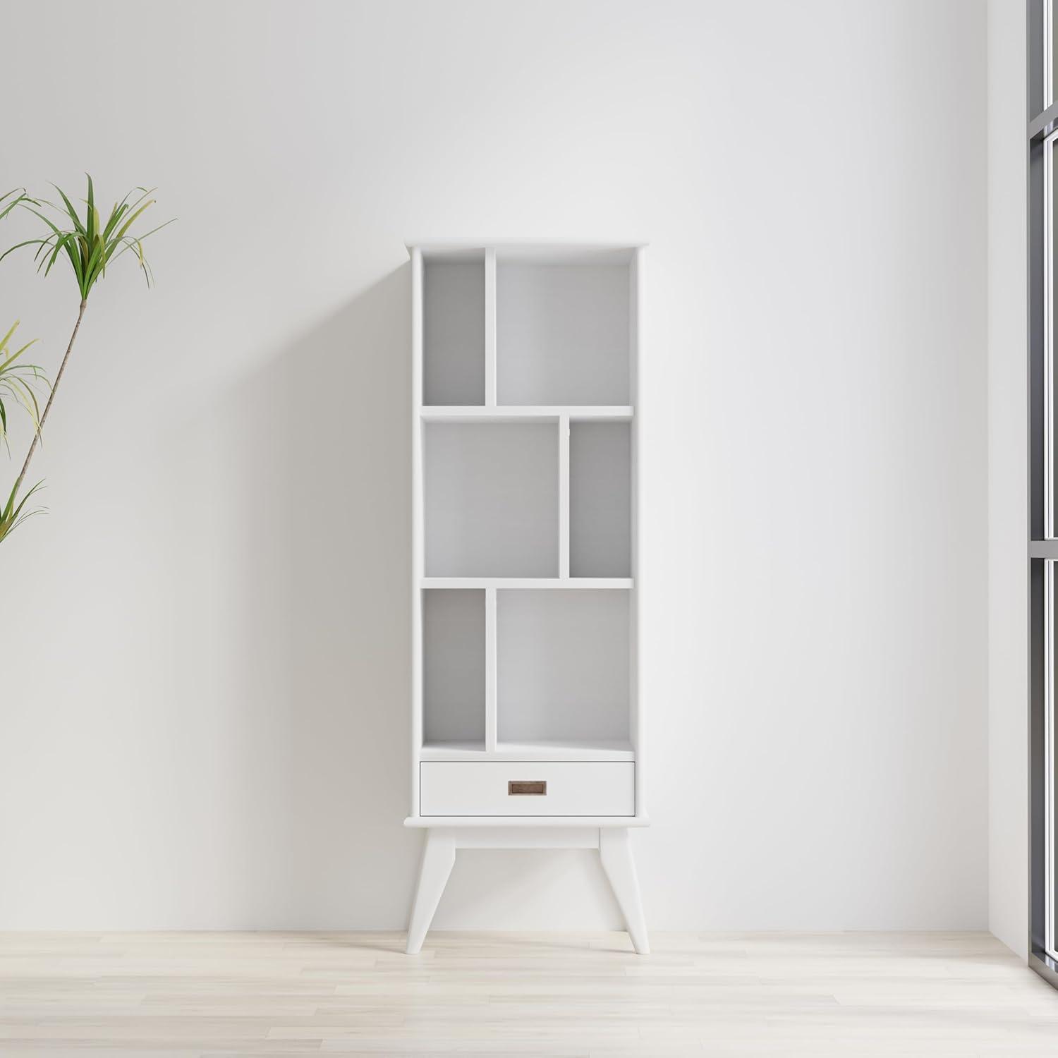 Simpli Home Draper Storage Bookcase