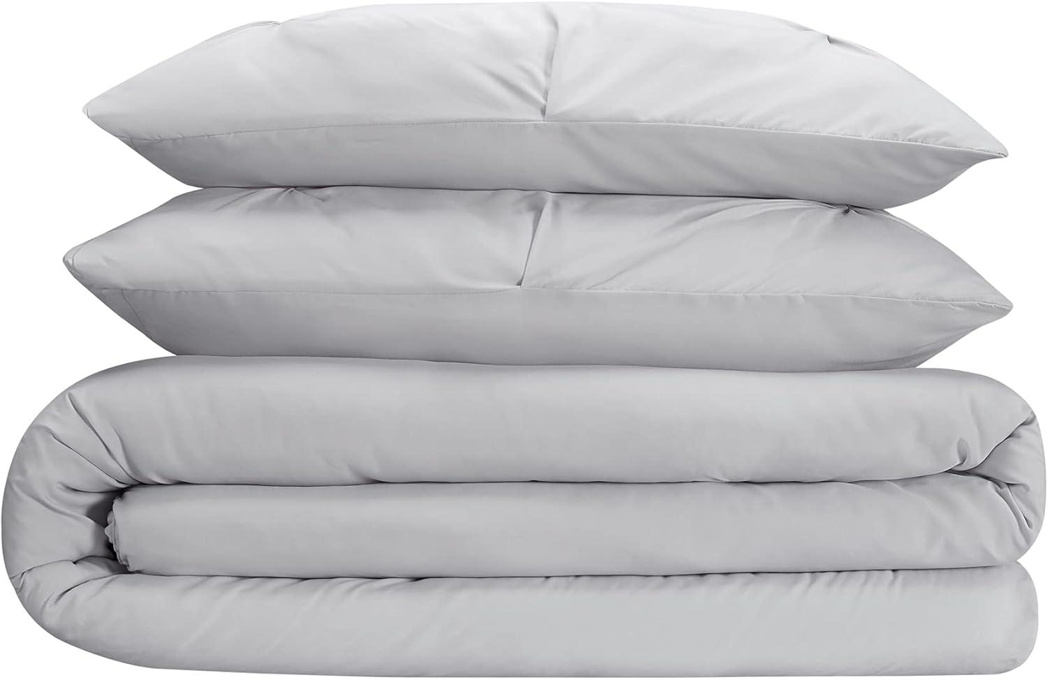 Simply Clean Microfiber 3 Piece Duvet Cover Set