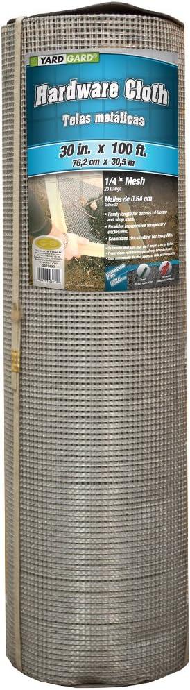 Yardgard 308249B 23 Gauge 0.25 in. Mesh 2.5 x 100 ft. Galvanized Hardware Cloth