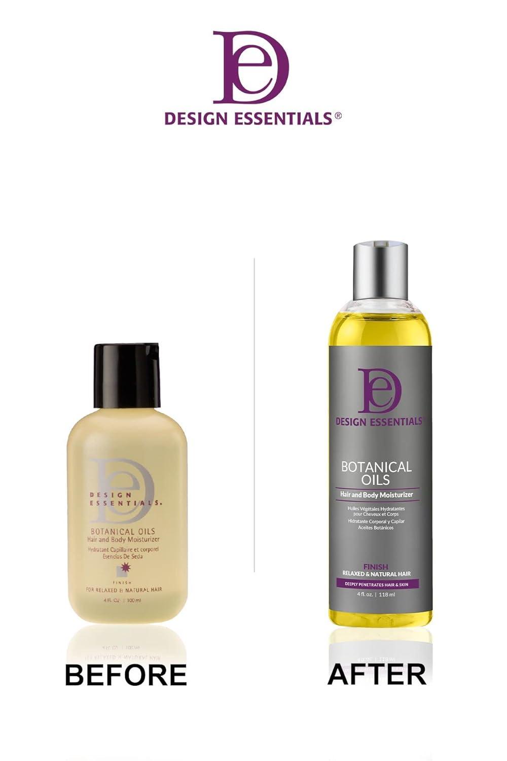 Design Essentials Botanical Oils Hair And Body Moisturizer- 4 oz