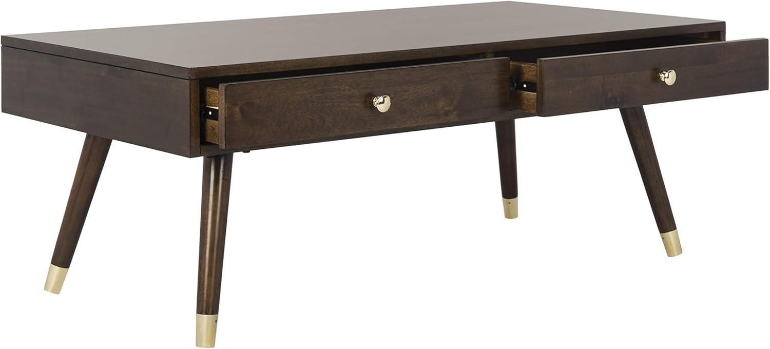 Levinson Gold Cap Coffee Table  - Safavieh