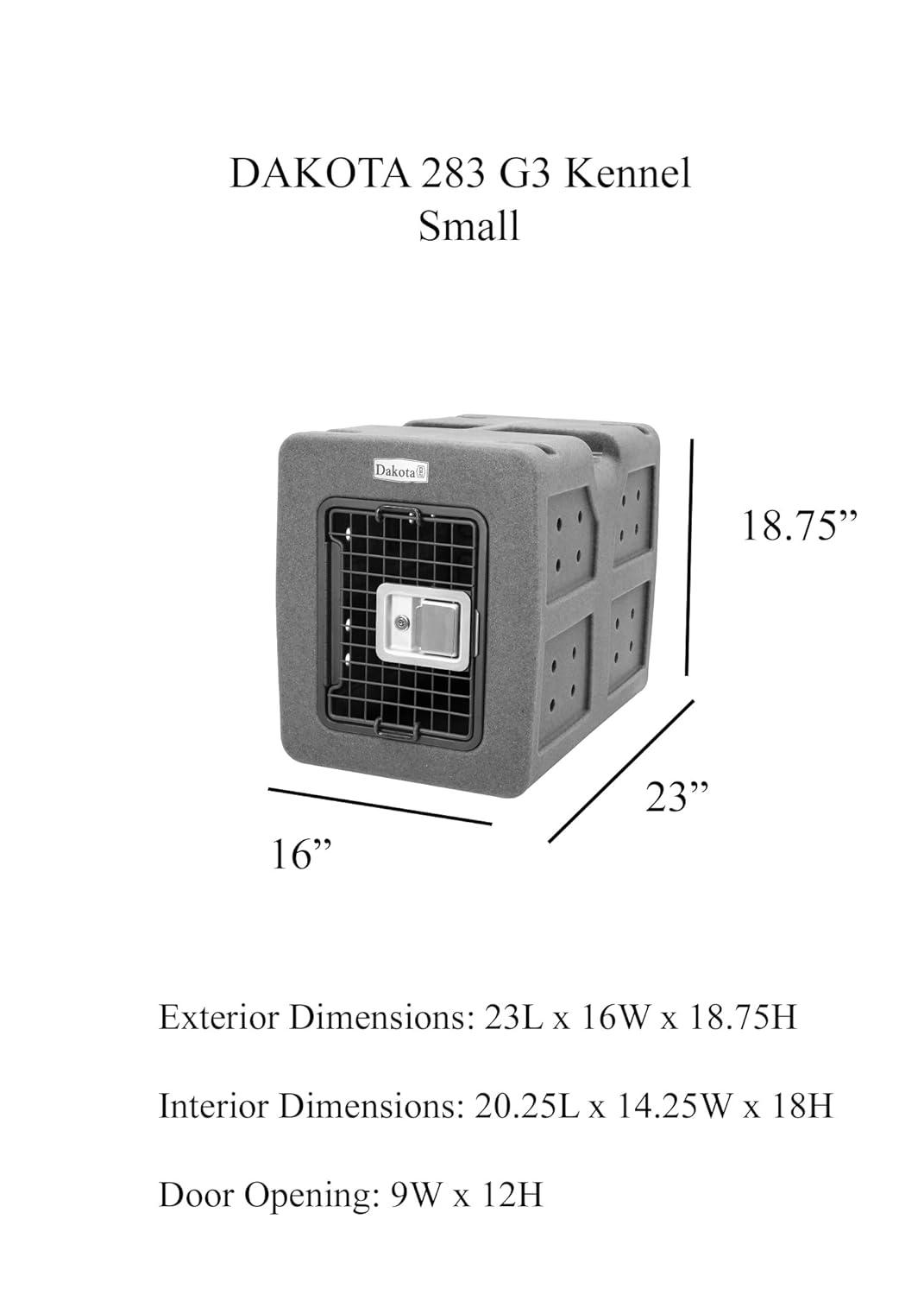 Dakota 283 G3 SMALL Plastic Pet Crate with 1 Door