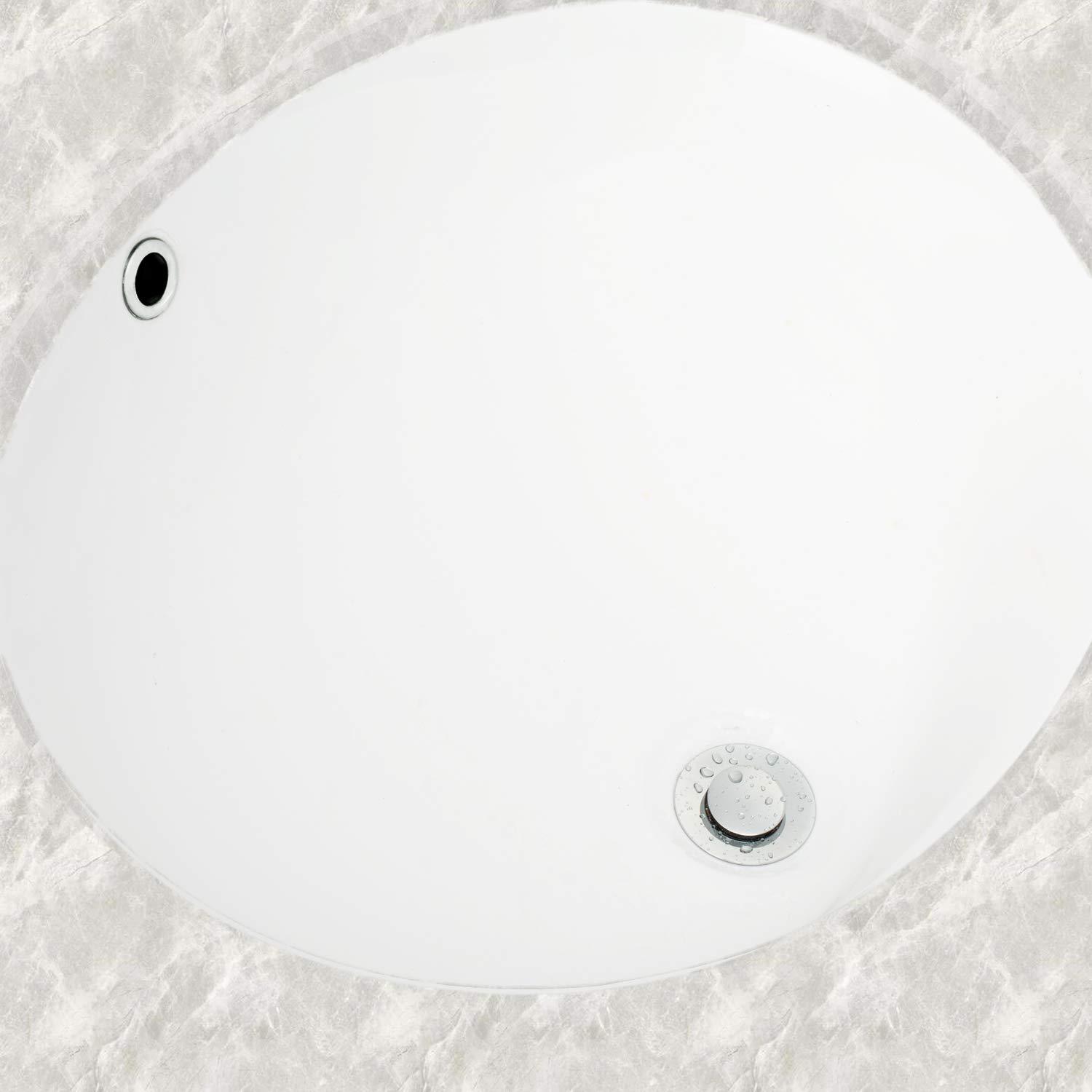 Artiwell Sink Pop-Up Drain Stopper Assembly with Lift Rod and Overflow, Solid Brass Lavatory Pop Up Drain Assembly for Bathroom Vanity Sink, All Brass Construction (Chrome Plated)