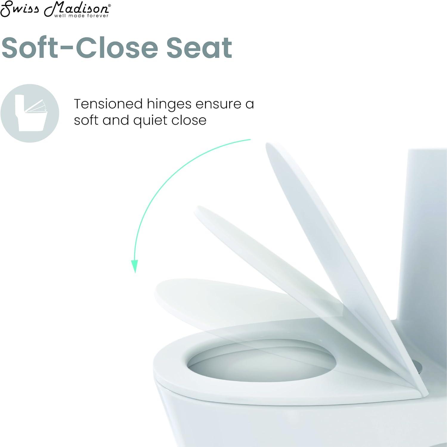 Antibes One Piece Elongated Dual Flush Toilet with 0.95/1.26 GPF