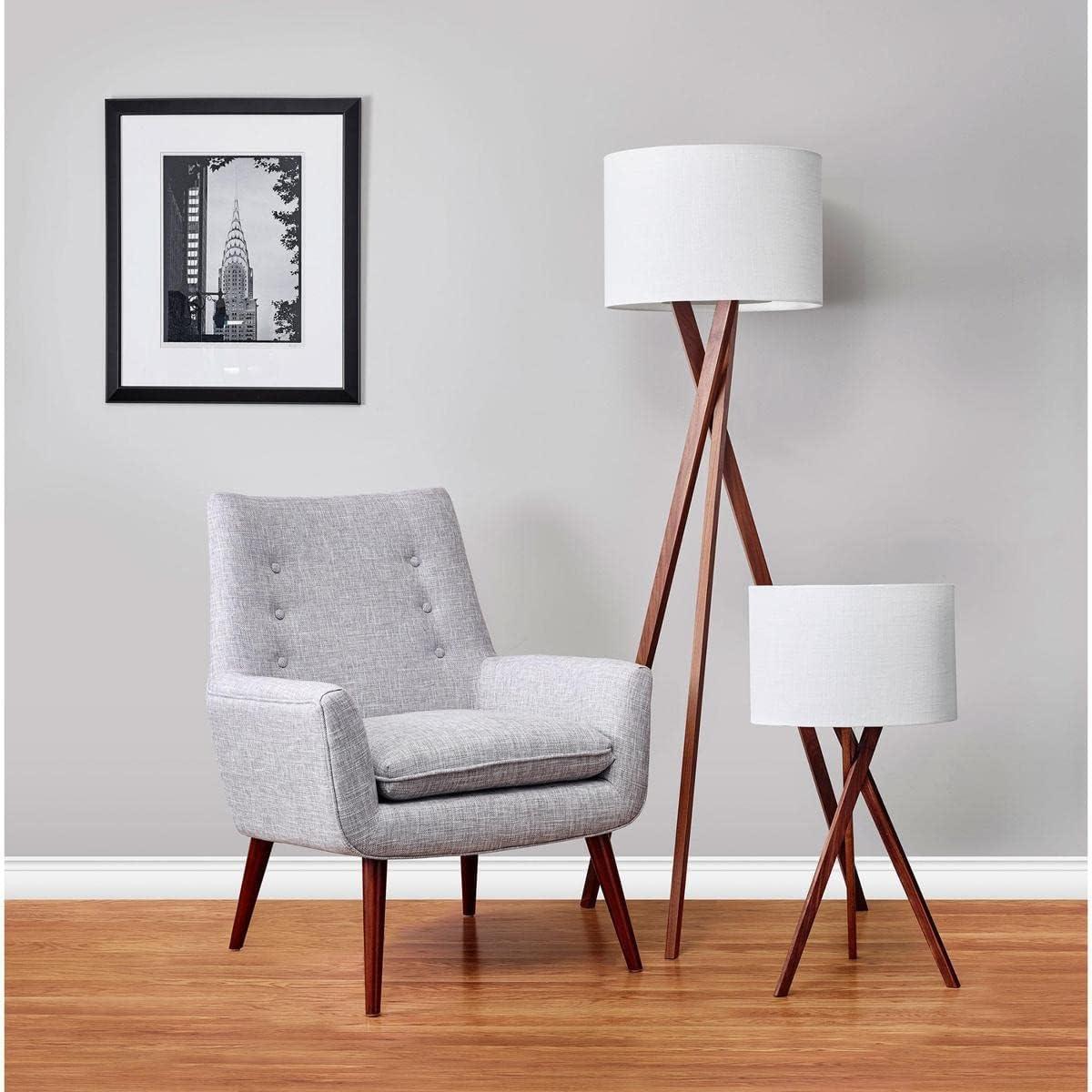 Harcourt Solid Wood Tripod Lamp