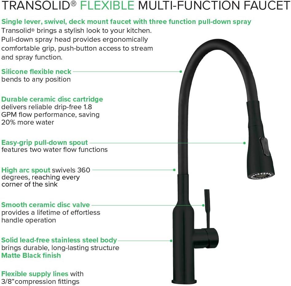 Flexible Multi-Function Faucet Single-Hole Laundry Faucet