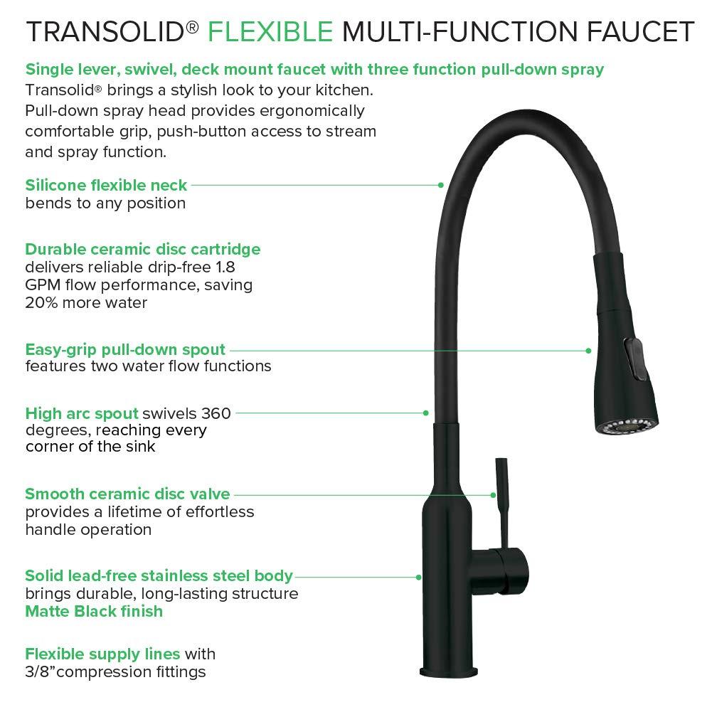 Flexible Multi-Function Faucet Single-Hole Laundry Faucet