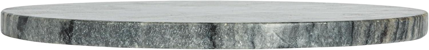 11 in. Gray Marble Round Cheese and Cutting Board