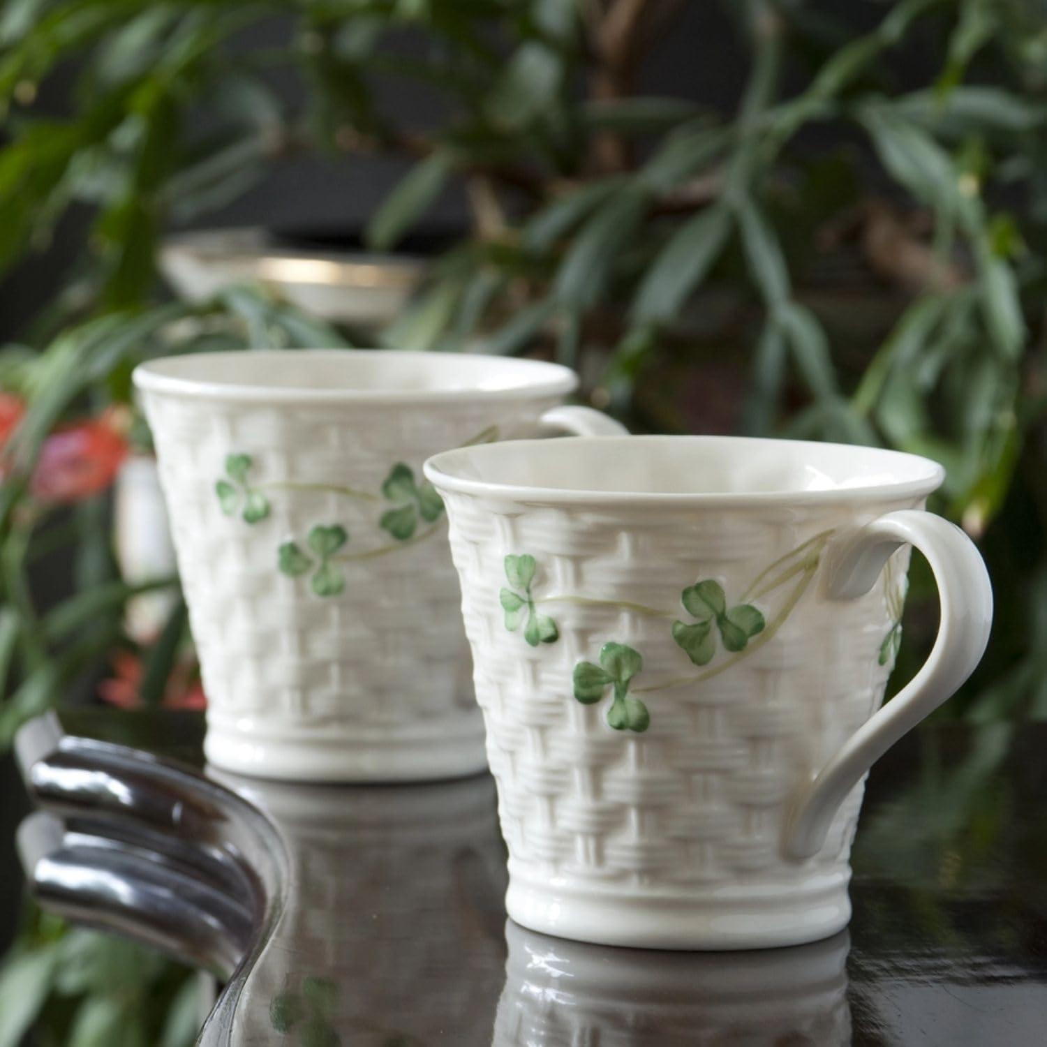 Belleek Group Shamrock Mug