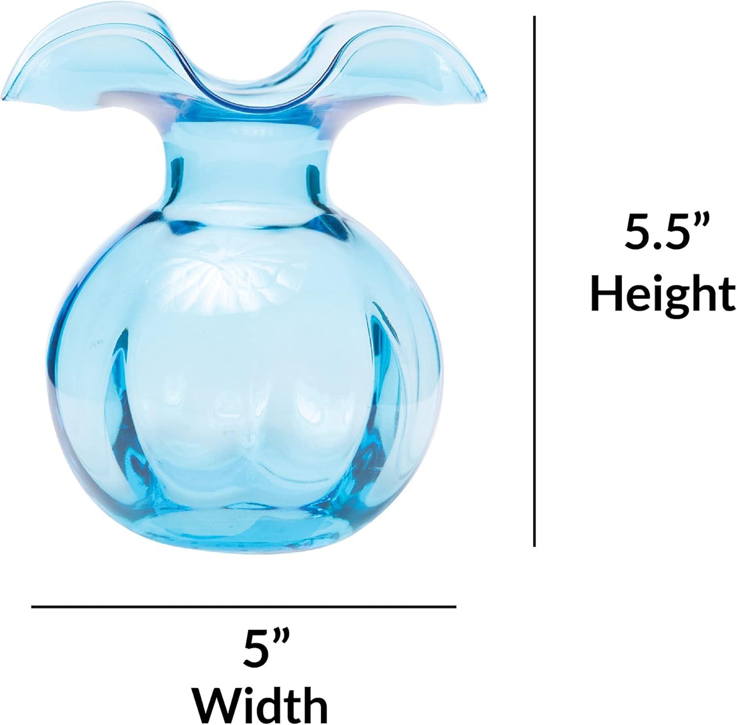 VIETRI Hibiscus Handmade Glass Table Vase