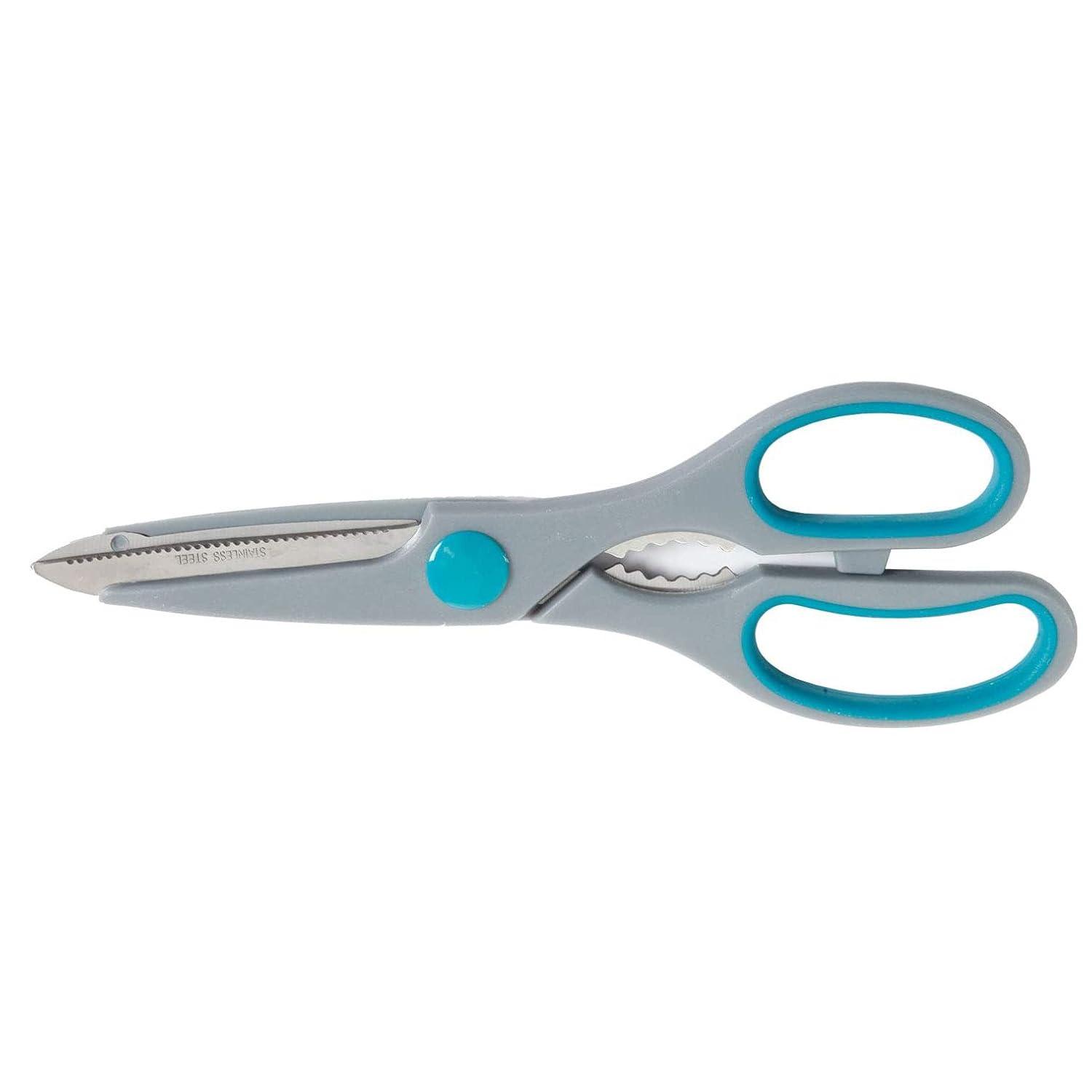 Oster Lindbergh 14 Piece Stainless Steel Cutlery Set in Teal with Wooden Block