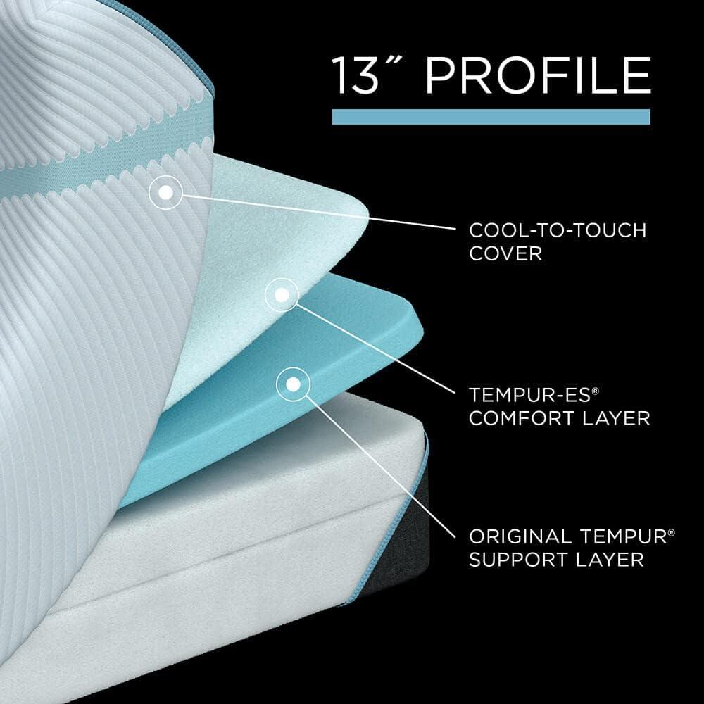 King 11" Medium Memory Foam Mattress with Cooling Cover