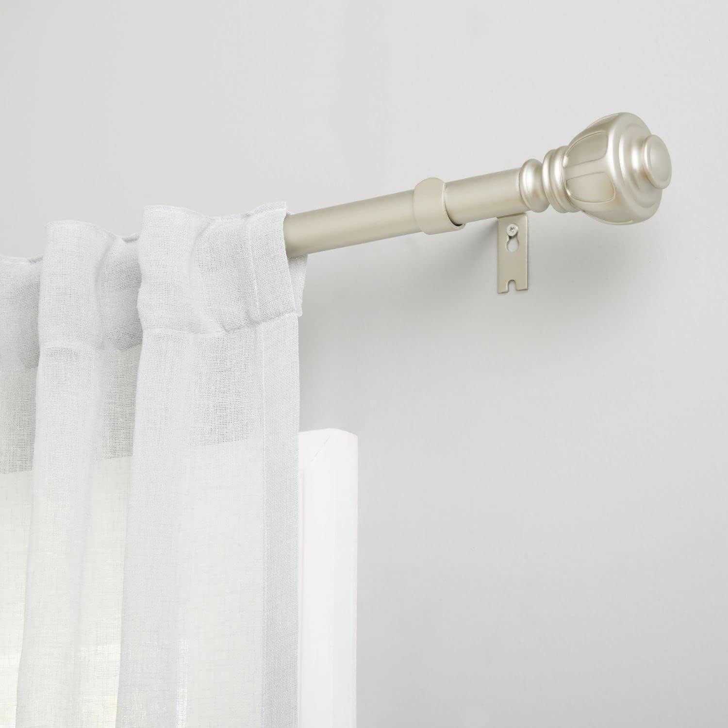 Adjustable Single Curtain Rod