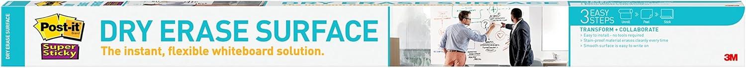 Post-it® Wall Dry Erase Small - 2' - 4' Whiteboard