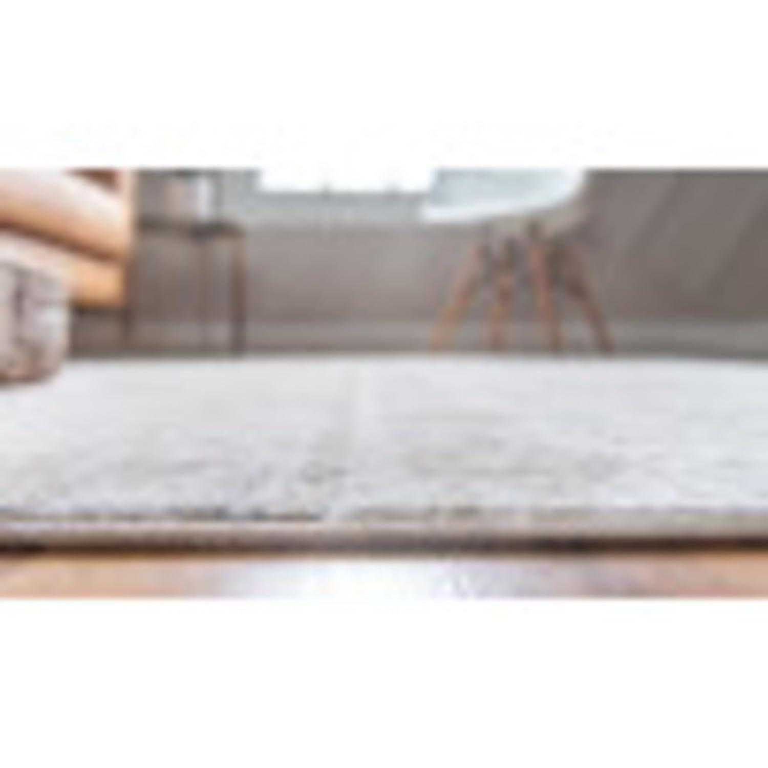 Unique Loom Portland Collection Southwestern Inspired Striped Tone-on-Tone Area Rug (8' 0 x 8' 0 Square, Tan/ Ivory)
