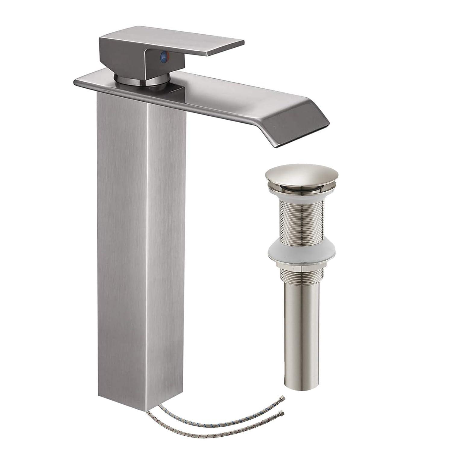 Vessel Sink Faucet Single-handle Bathroom Faucet with Drain Assembly