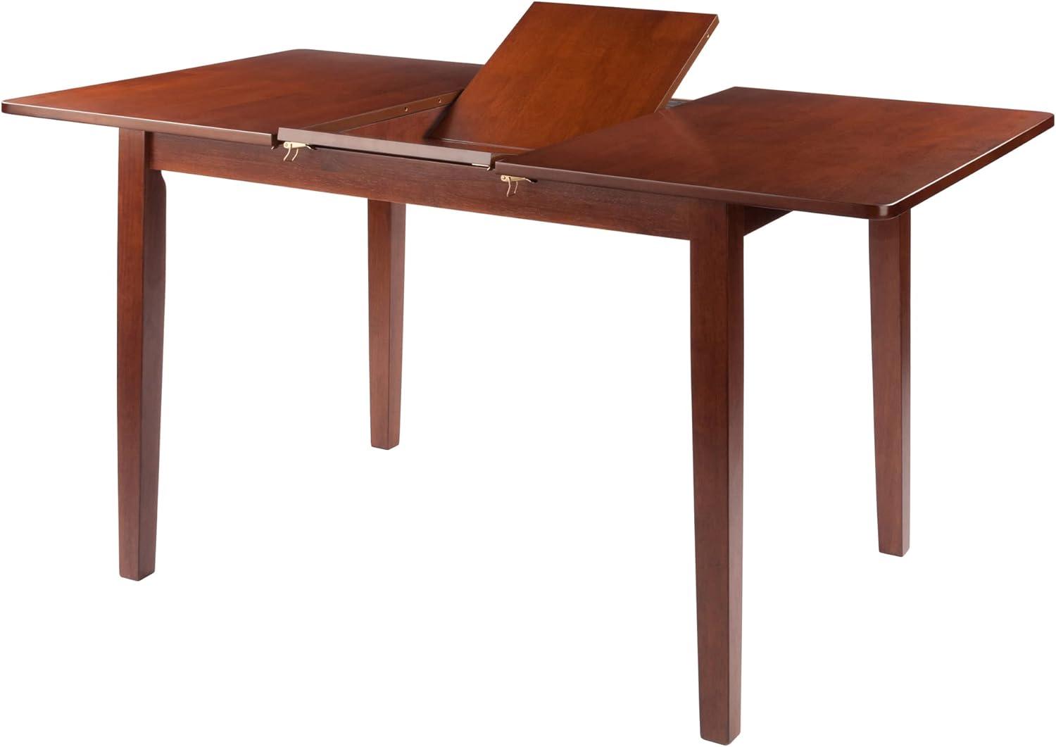 Winsome Transitional Walnut Extendable Dining Table