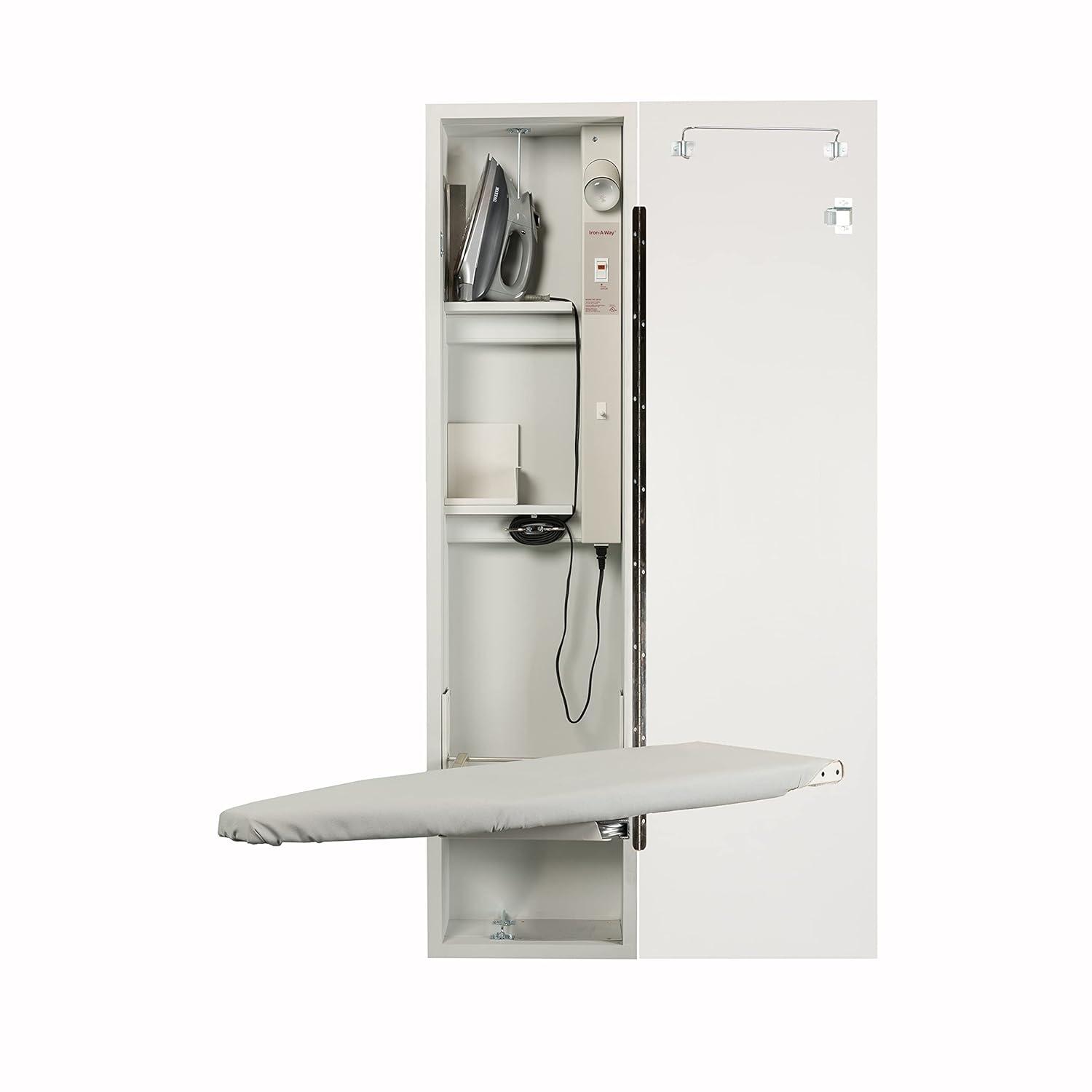 Iron-A-Way LLC Deluxe Swivel Non-Electric Built-In Ironing Center MADE IN THE USA