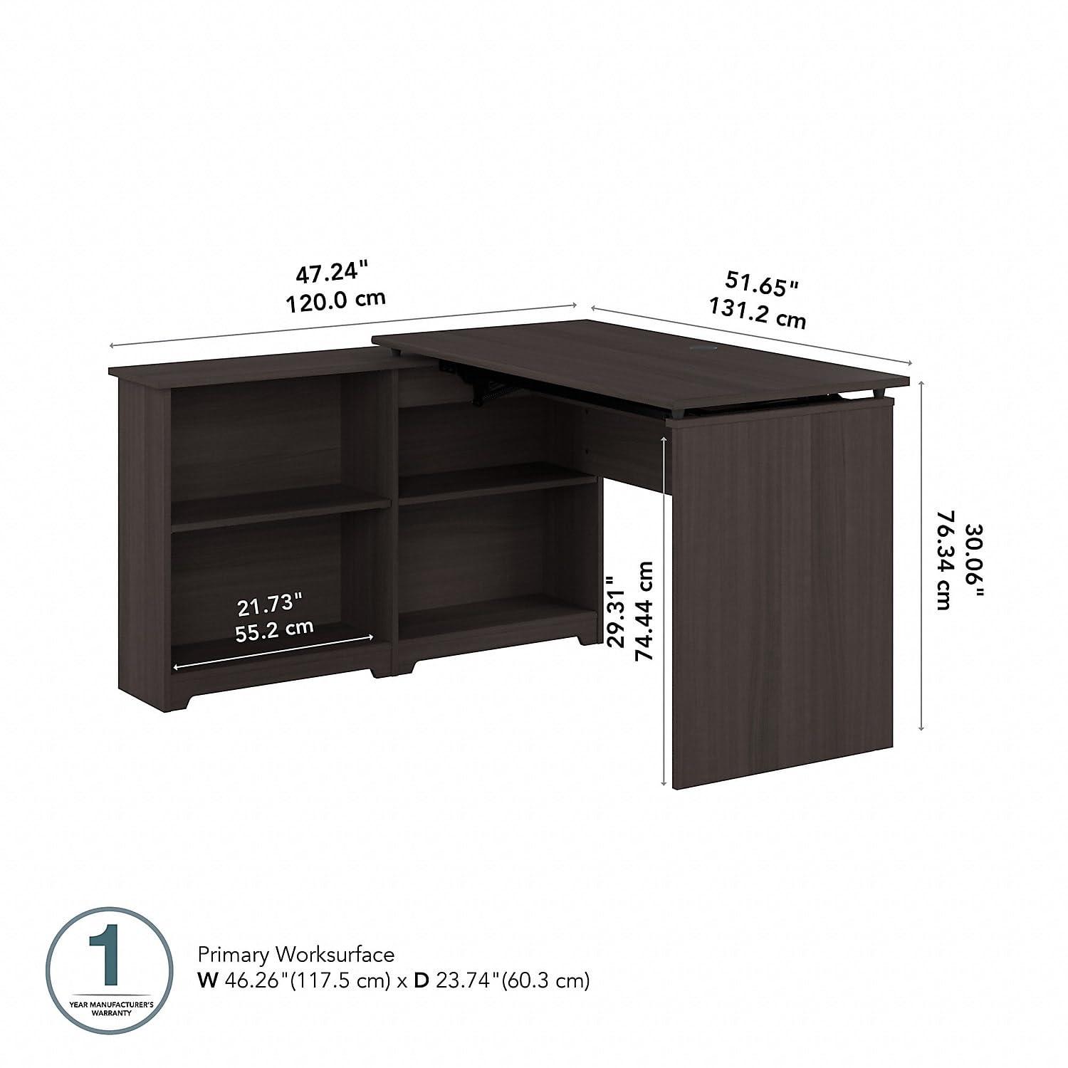 Lark Manor™ Almita 52'' Adjustable (sit to stand) Corner Desk