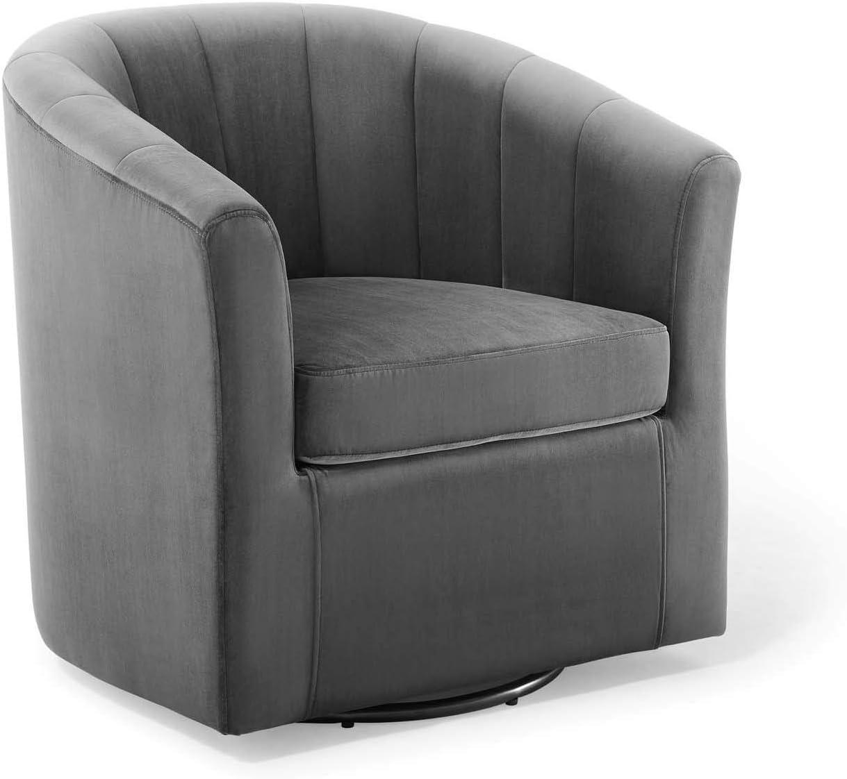 Modway Prospect Performance Velvet Swivel Armchair