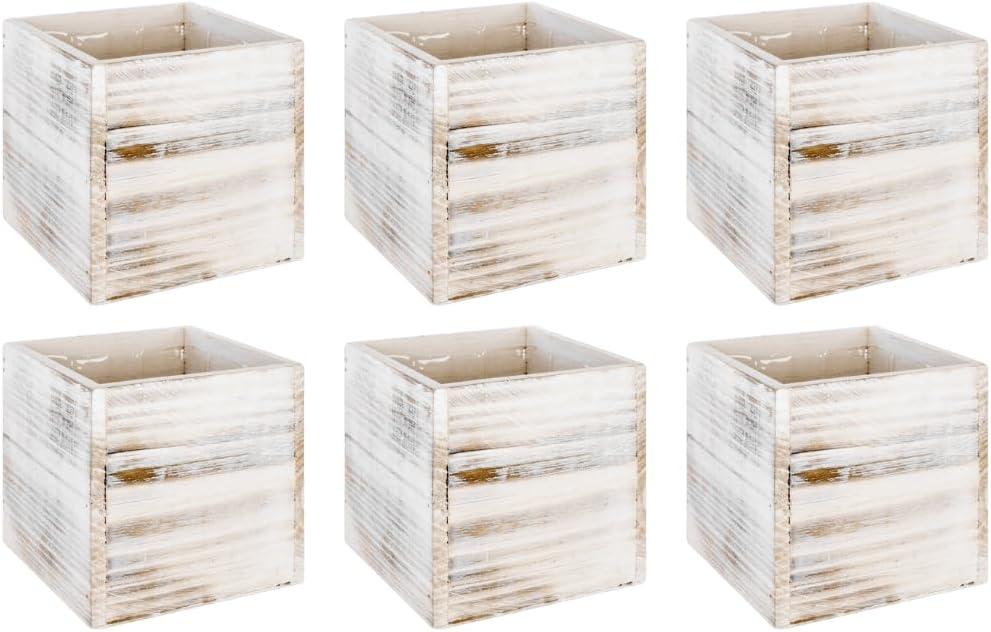 Union Rustic Gritton Wood Table Vase (Set of 6)