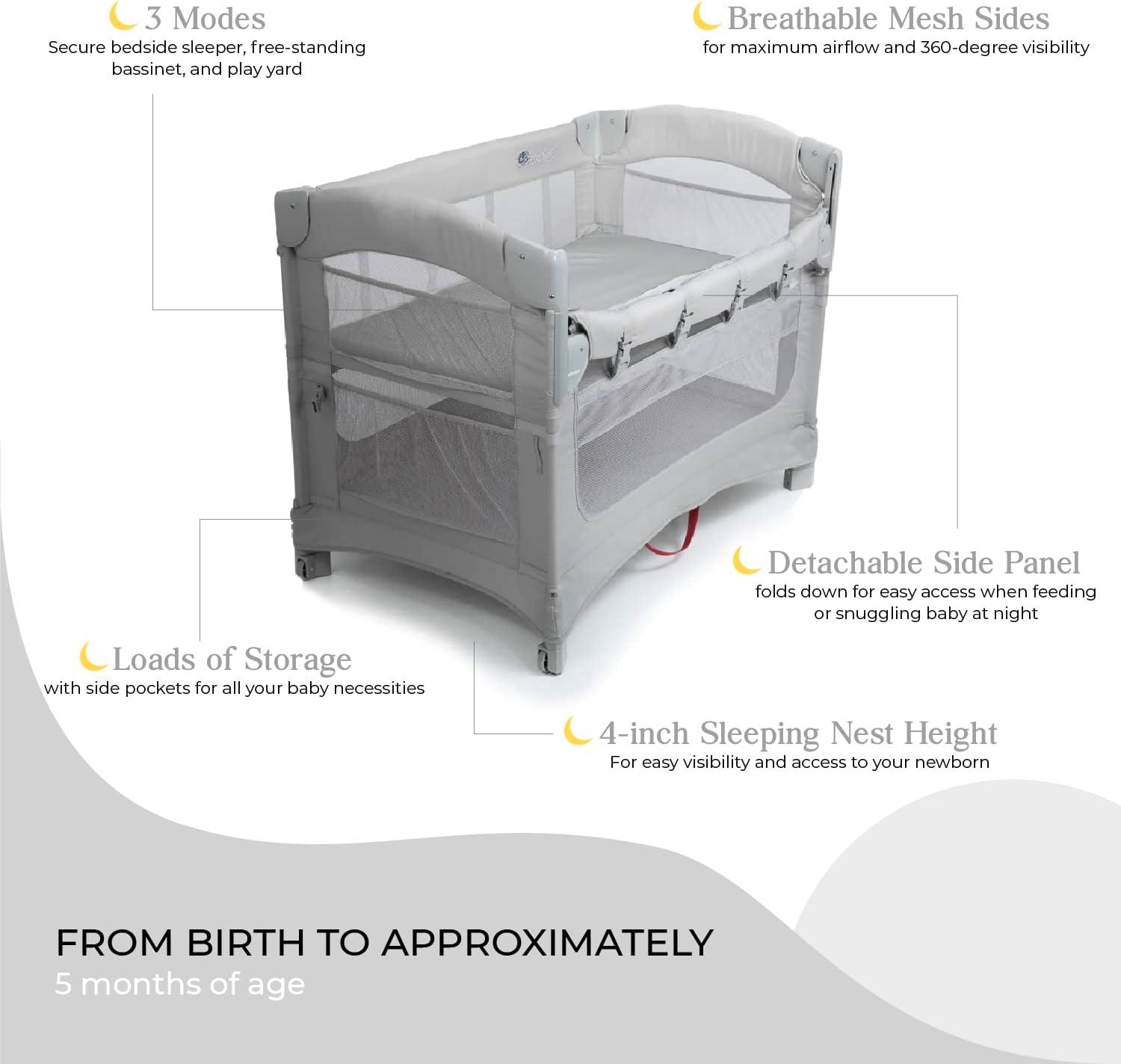 Arm's Reach Ideal Ezee 3-in-1 Co-Sleeper Bassinet - White