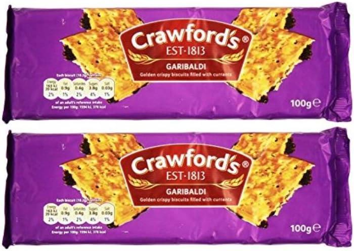 Crawfords Garibaldi Biscuits 100g (Pack of 2)