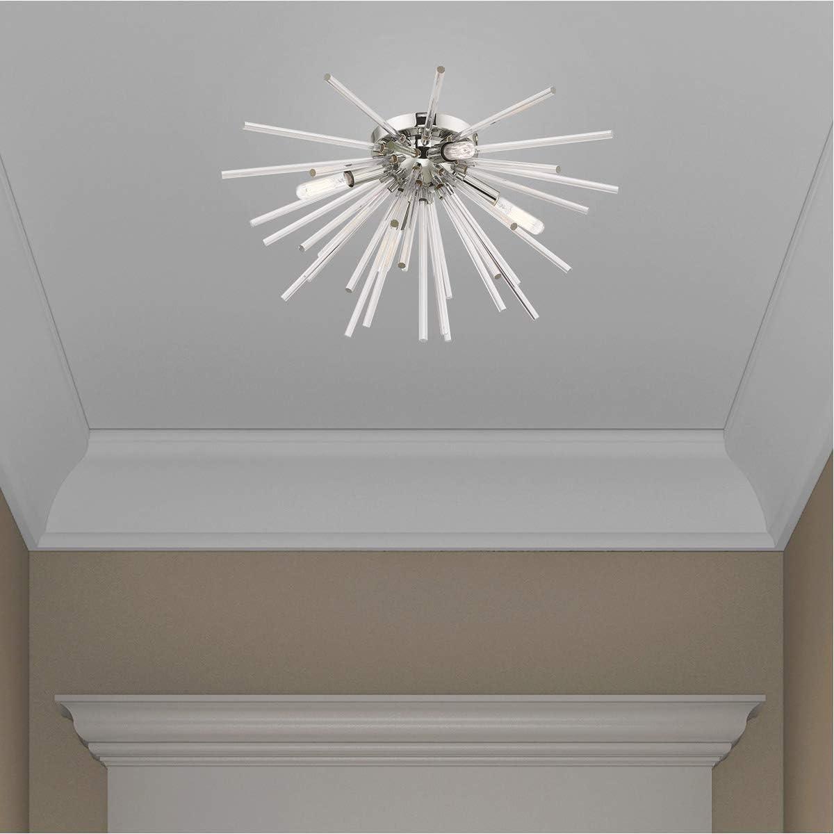 Livex Lighting Utopia 4 - Light Flush Mount in  Polished Chrome