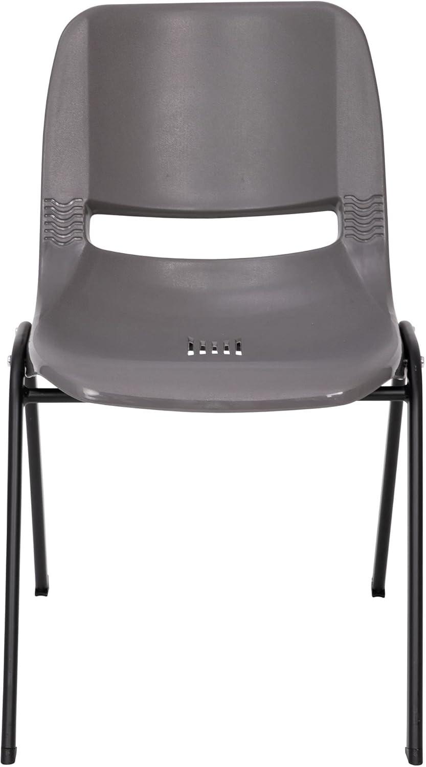 Flash Furniture HERCULES Series 661 lb. Capacity Ergonomic Shell Stack Chair with 16'' Seat Height