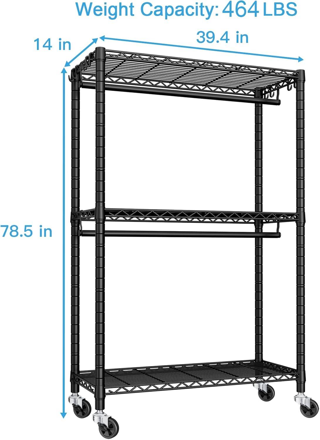 SOOTBA Rolling Clothes Hanger