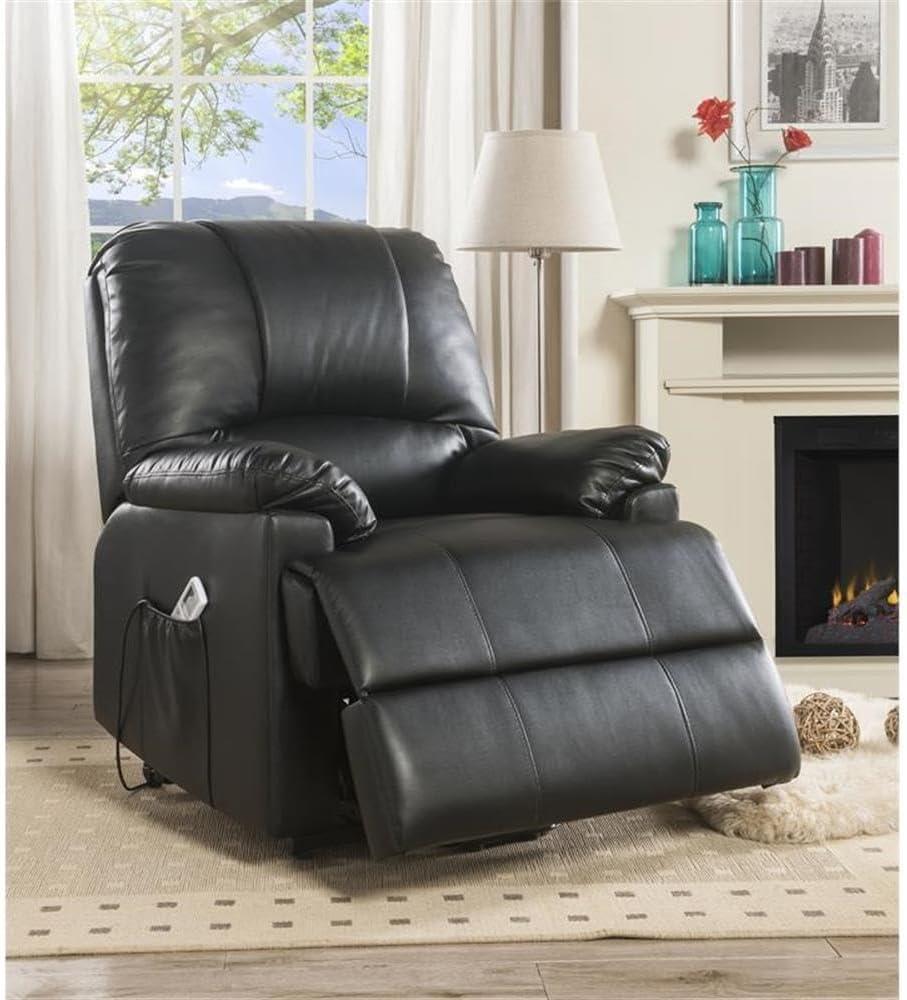 ACME Ixora Recliner with Power Lift and Massage in Black
