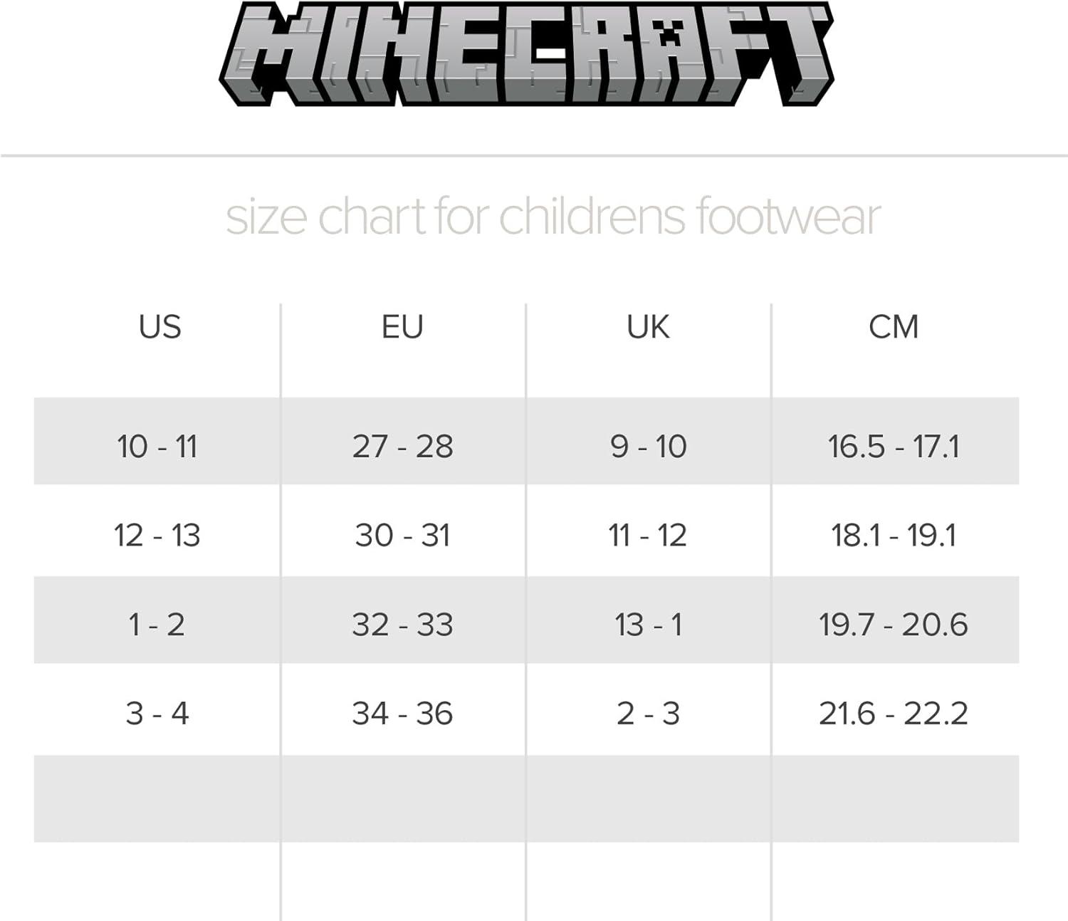 Green Minecraft Creeper Kids' Slip-On Slippers