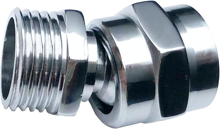 Chrome Shower Arm Swivel Adapter with Ball Joint