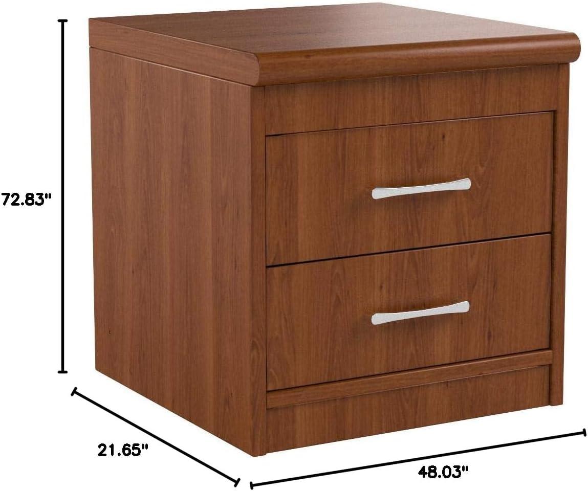 Modern Indoor Furniture 2-Drawer Nightstand