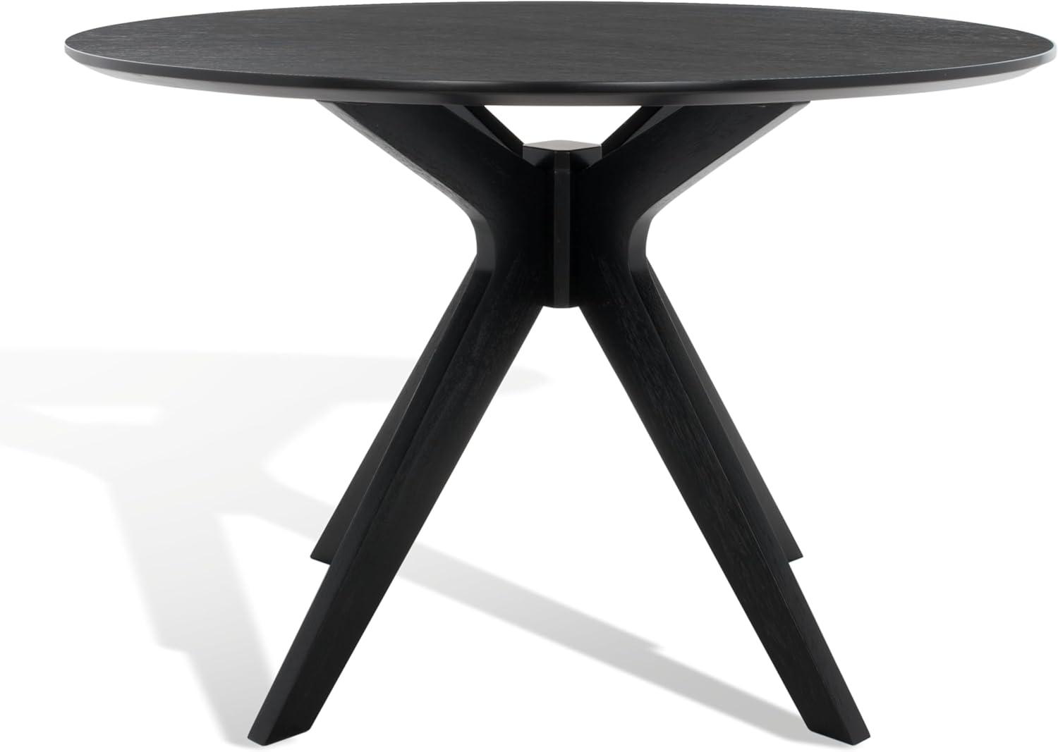 SAFAVIEH Couture Carolee 46" Round Dining Table, Black