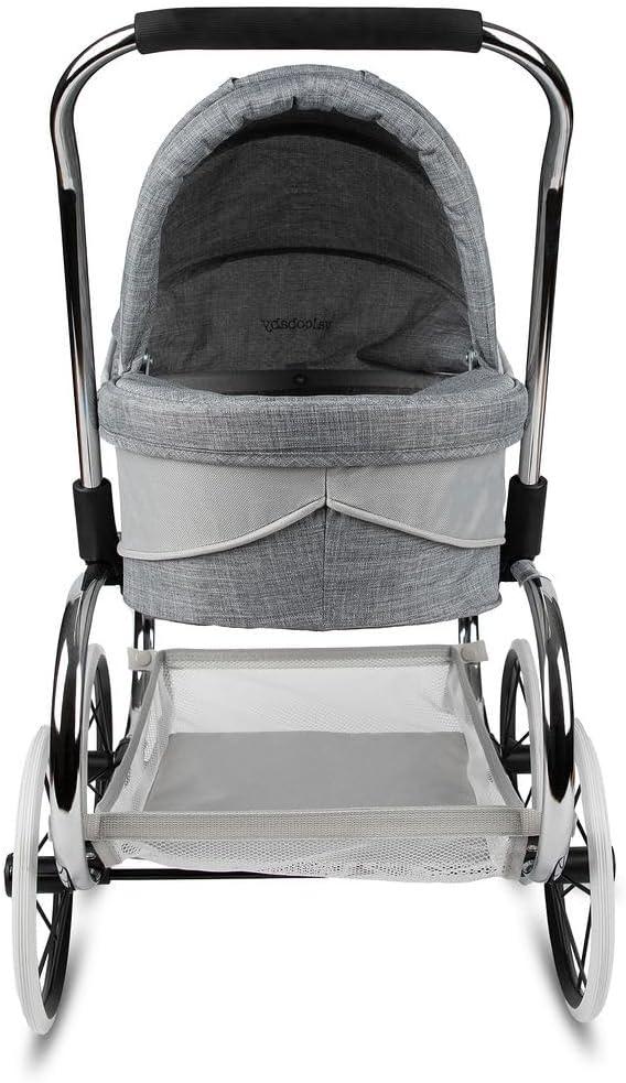 Valco Baby Princess Doll Stroller, High Quality Toy Stroller for Toddlers & Children, Excellent Holiday Gift for Realistic Pretend Play - Grey