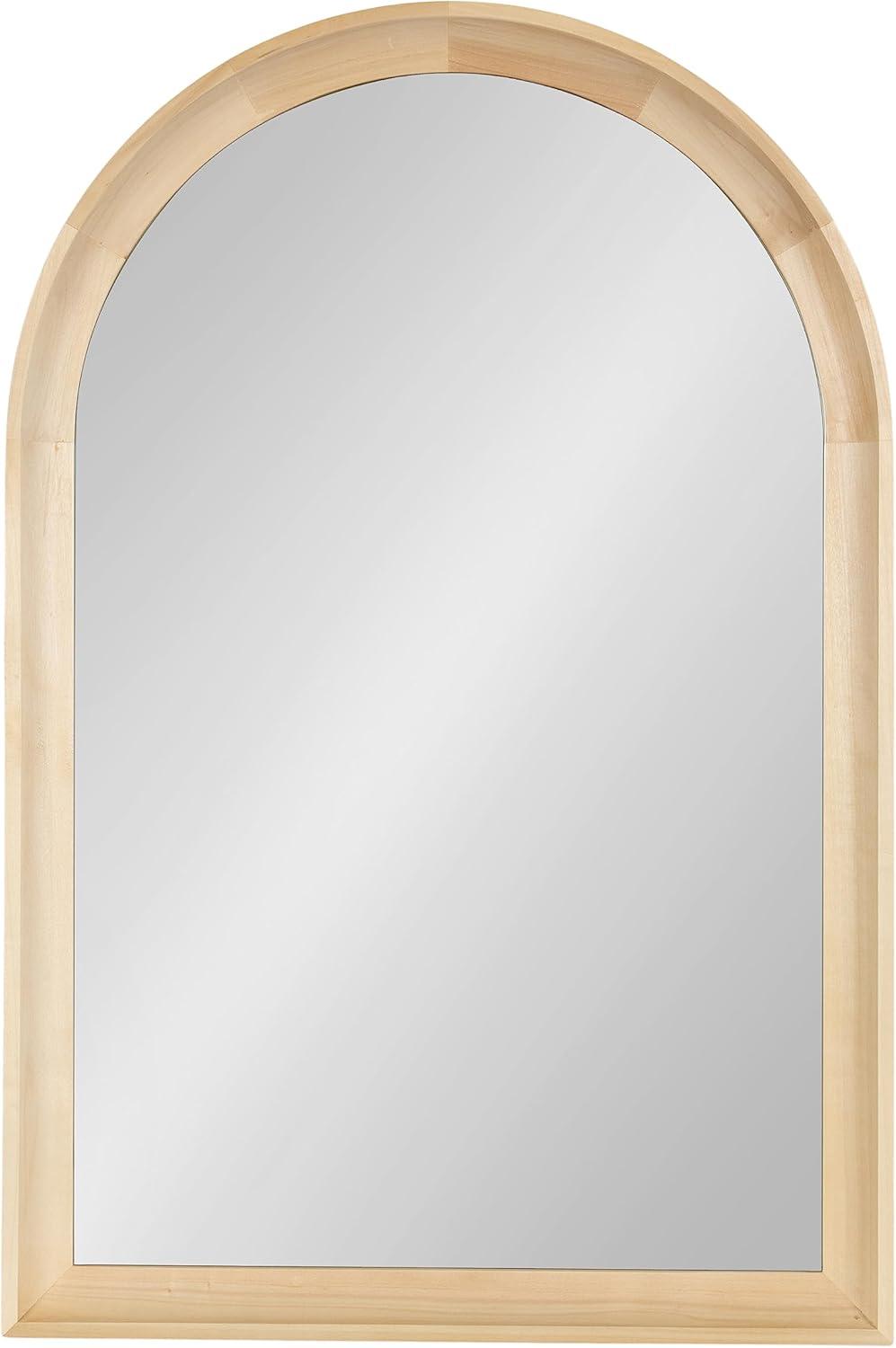 Hatherleigh Arch Wood Wall Mirror - Kate & Laurel All Things Decor