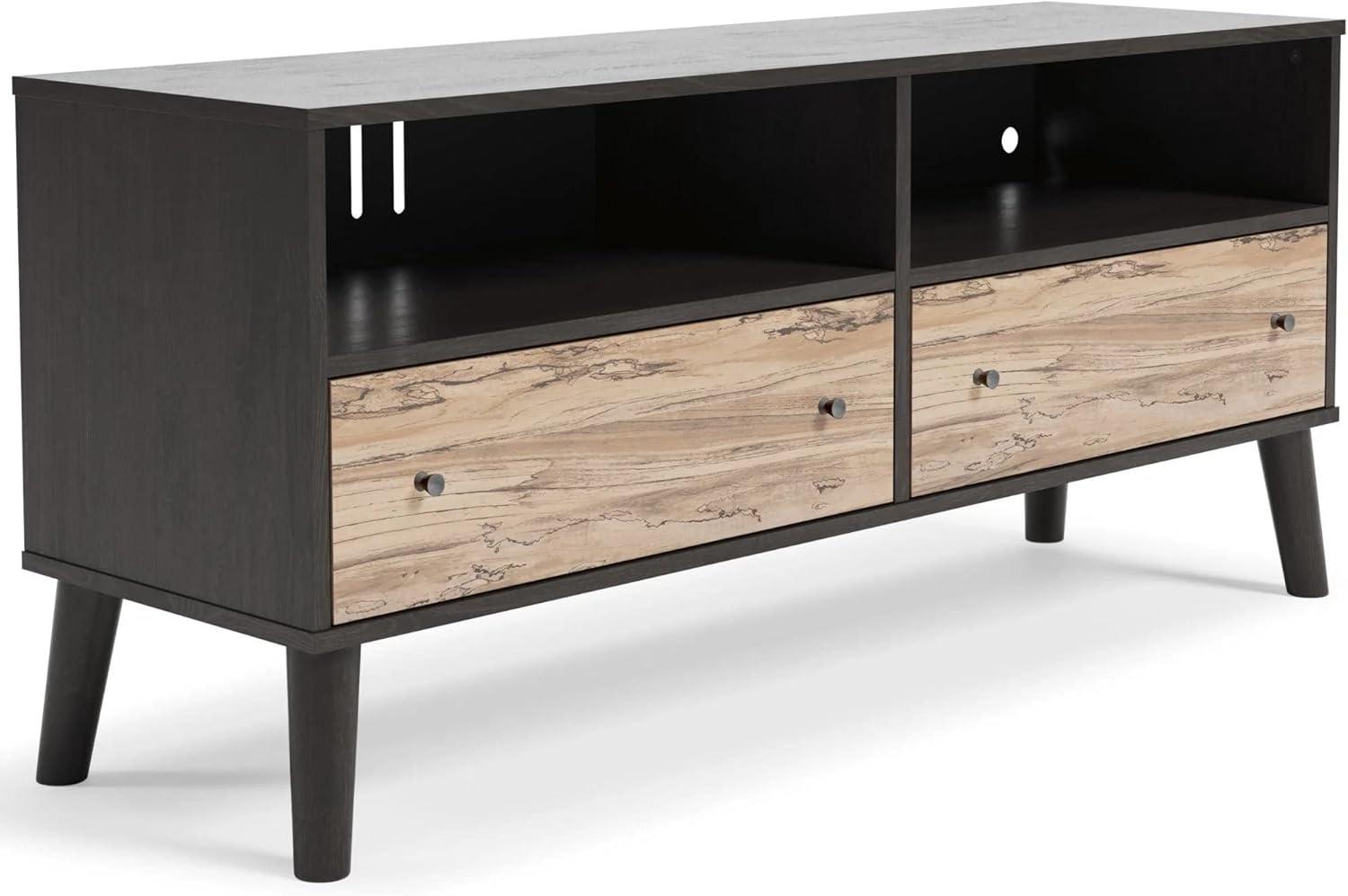 Signature Design by Ashley Contemporary Piperton Medium TV Stand Two-tone